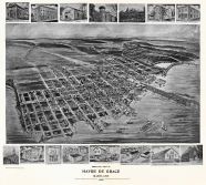 Havre de Grace 1907 Bird's Eye View 17x19, Havre de Grace 1907 Bird's Eye View